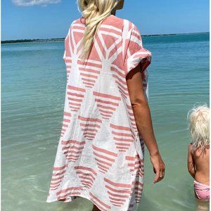 Emerson Fry RISE CAFTAN - MUTED CLAY LINEN ORGANIC $ 188.00 ONE SZ